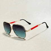 Damen Piloten Sonnenbrille mit Doppelstegrahmen