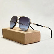 Damen Piloten Sonnenbrille mit Doppelstegrahmen