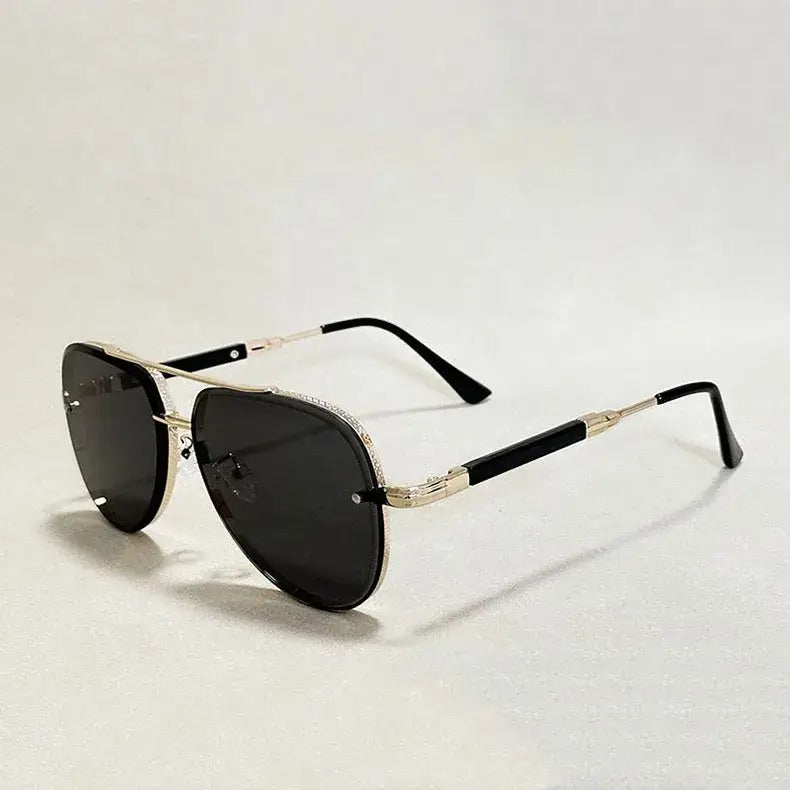 Damen Piloten Sonnenbrille mit Doppelstegrahmen
