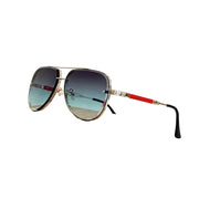 Damen Piloten Sonnenbrille mit Doppelstegrahmen