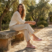 Damen Plateau Sandalen mit Slingback Riemen und offener Zehenpartie