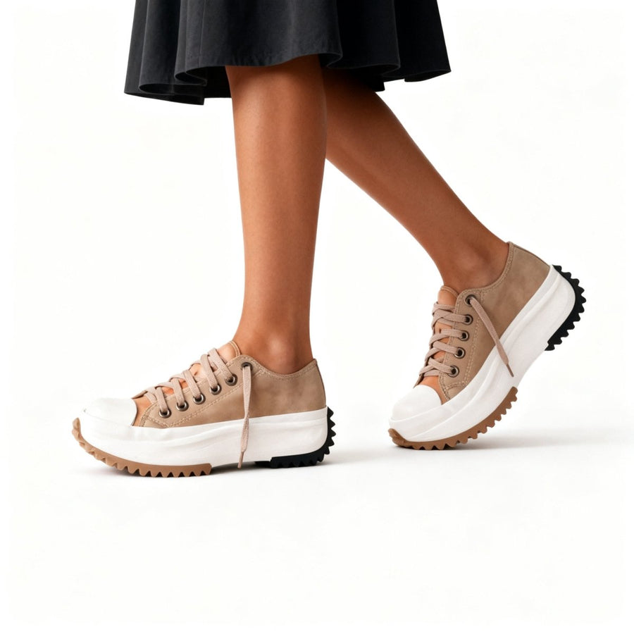Damen Plateau Sneaker Chunky