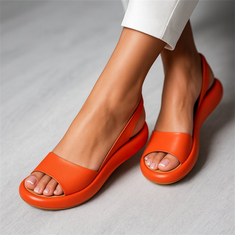 Elisabeth | Damen Sandalen Ergonomisch Gepolstert Slingback Komfort