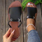 Clara | Damen Sandalen Geflochten Boho Komfort Sommer
