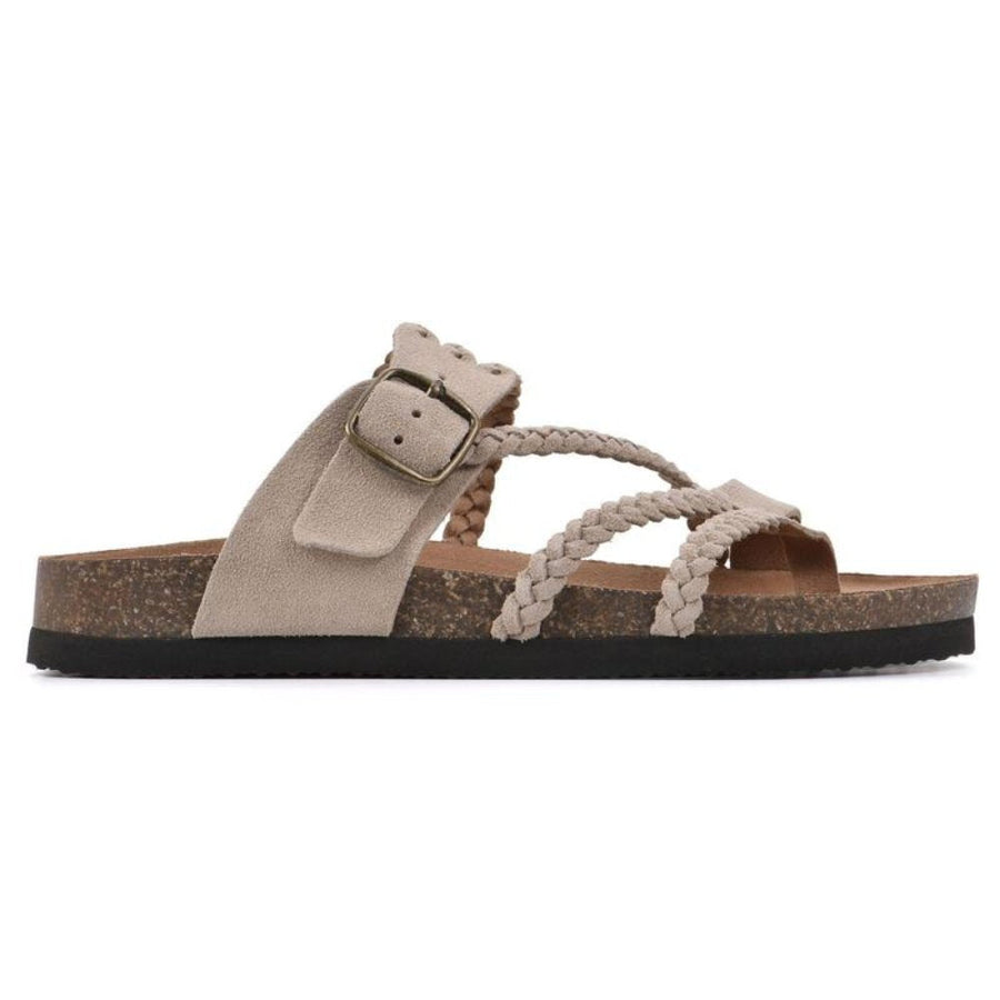 Nora | Damen Sandalen Geflochten mit Schnalle Zehentrenner