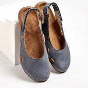 Damen-Sandalen mit geschlossener Zehenpartie und Fersenriemen