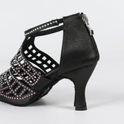 Damen Sandalen mit offener Vorderpartie und strukturiertem Riemendesign