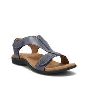 Damen Sandalen mit T-Riemen und Klettverschlüssen