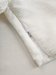 Damen Set mit kurzem Oberteil und Hose mit weitem Bein