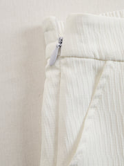 Damen Set mit kurzem Oberteil und Hose mit weitem Bein