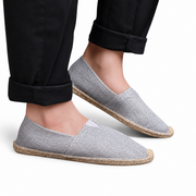 Damen Slipper im Espadrille Stil mit Geflochtenem Sohlenrand