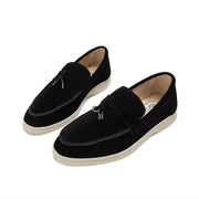 Damen-Slipper mit Quasten-Detail und flacher Sohle