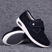 Damen Sneaker Mit Komfortsohle Und Klettverschluss