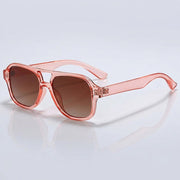 Damen-Sonnenbrille im Aviator-Stil mit Doppelsteg