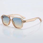 Damen-Sonnenbrille im Aviator-Stil mit Doppelsteg