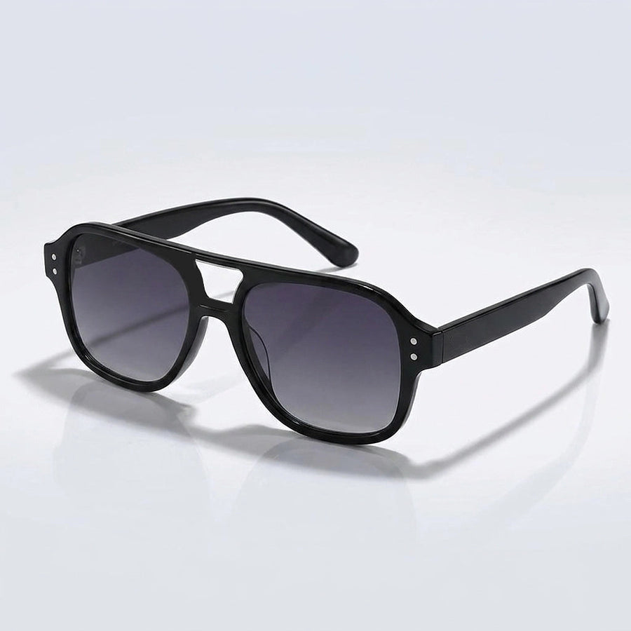 Damen-Sonnenbrille im Aviator-Stil mit Doppelsteg