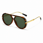 Damen Sonnenbrille mit runden Gläsern und schlanken Bügeln