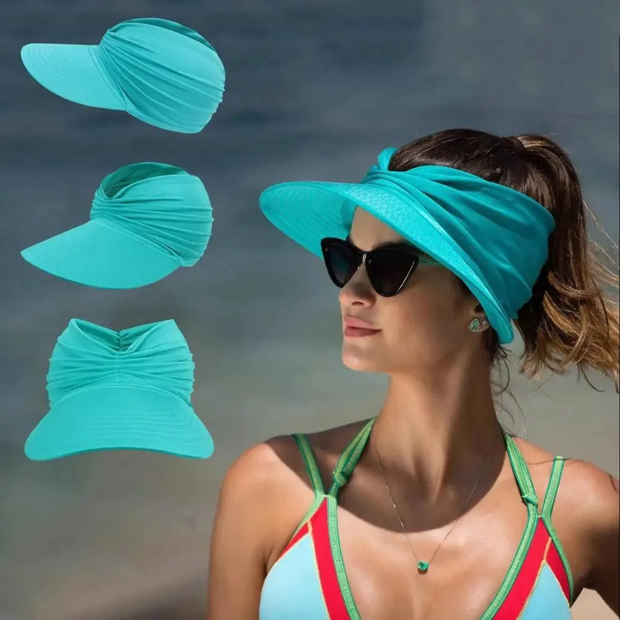 Damen Sonnenhut mit UV Schutz und breitem Schirm