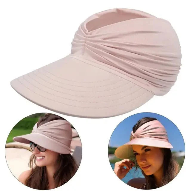 Damen Sonnenhut mit UV Schutz und breitem Schirm