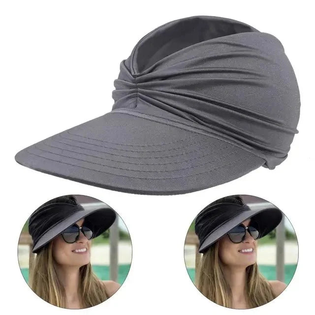 Damen Sonnenhut mit UV Schutz und breitem Schirm