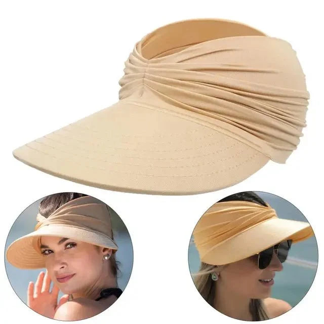 Damen Sonnenhut mit UV Schutz und breitem Schirm
