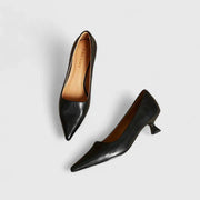 Damen Spitze Slip-On Pumps mit Niedrigem Absatz