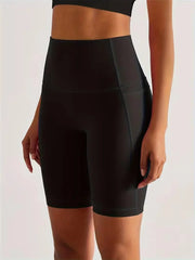 Damen Sport-Leggings Shorts mit Tasche