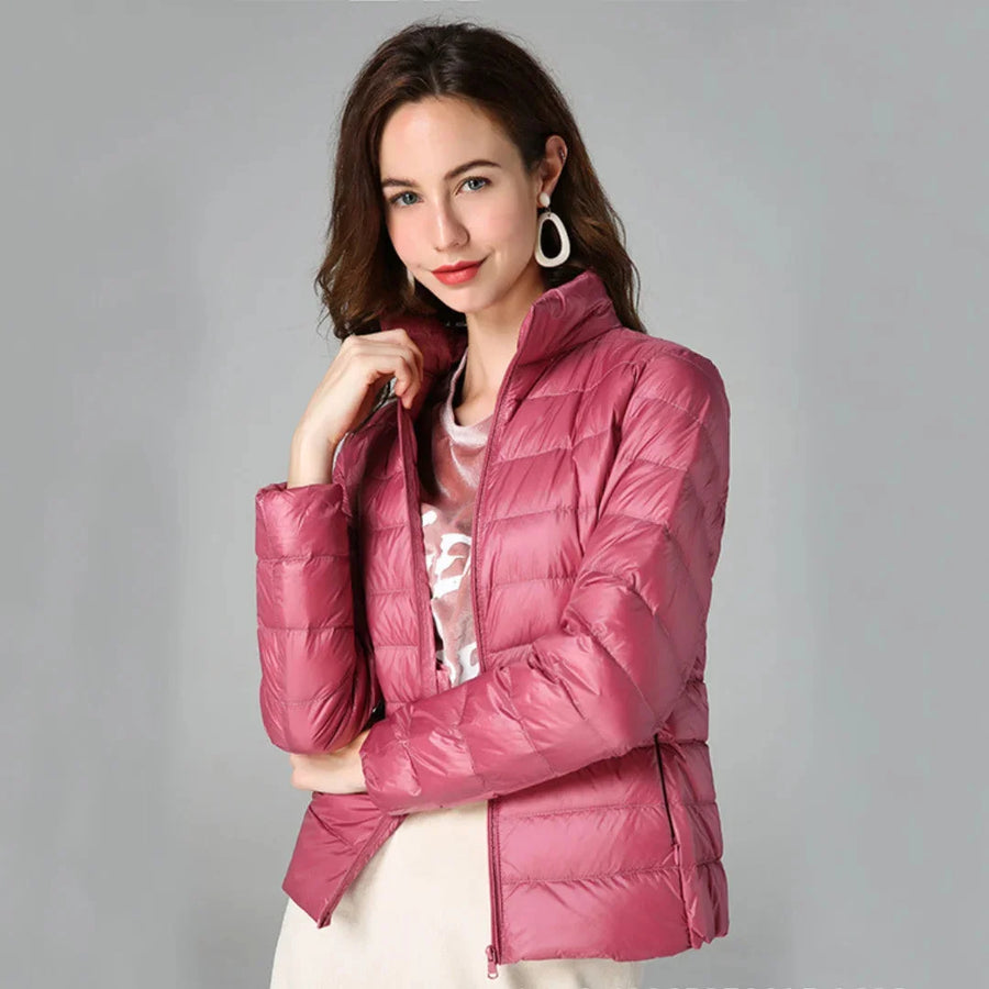 Damen Steppjacke mit Reißverschluss