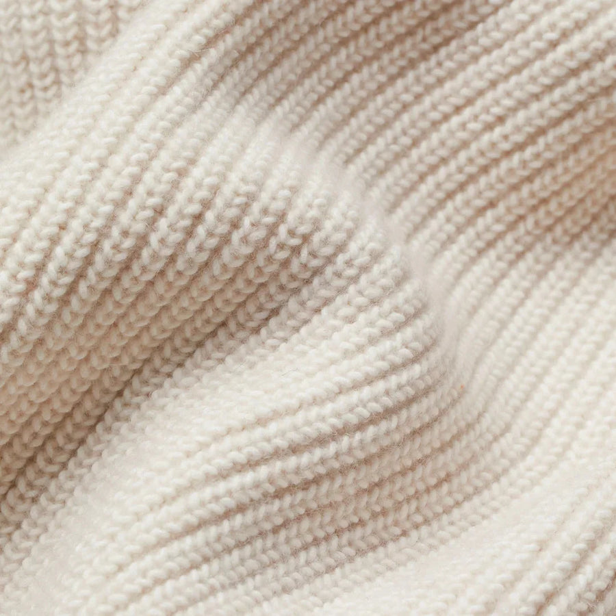 Damen Lange Strickjacke mit Rippenmuster und Schalkragen