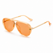 Damen Übergroße Sonnenbrille mit Doppelsteg