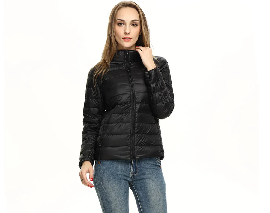 Damen Daunenjacke mit Reißverschluss