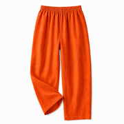 Damenhose mit elastischem Bund und geradem Bein in voller Länge