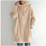 Damenjacke Oversized mit Reißverschluss