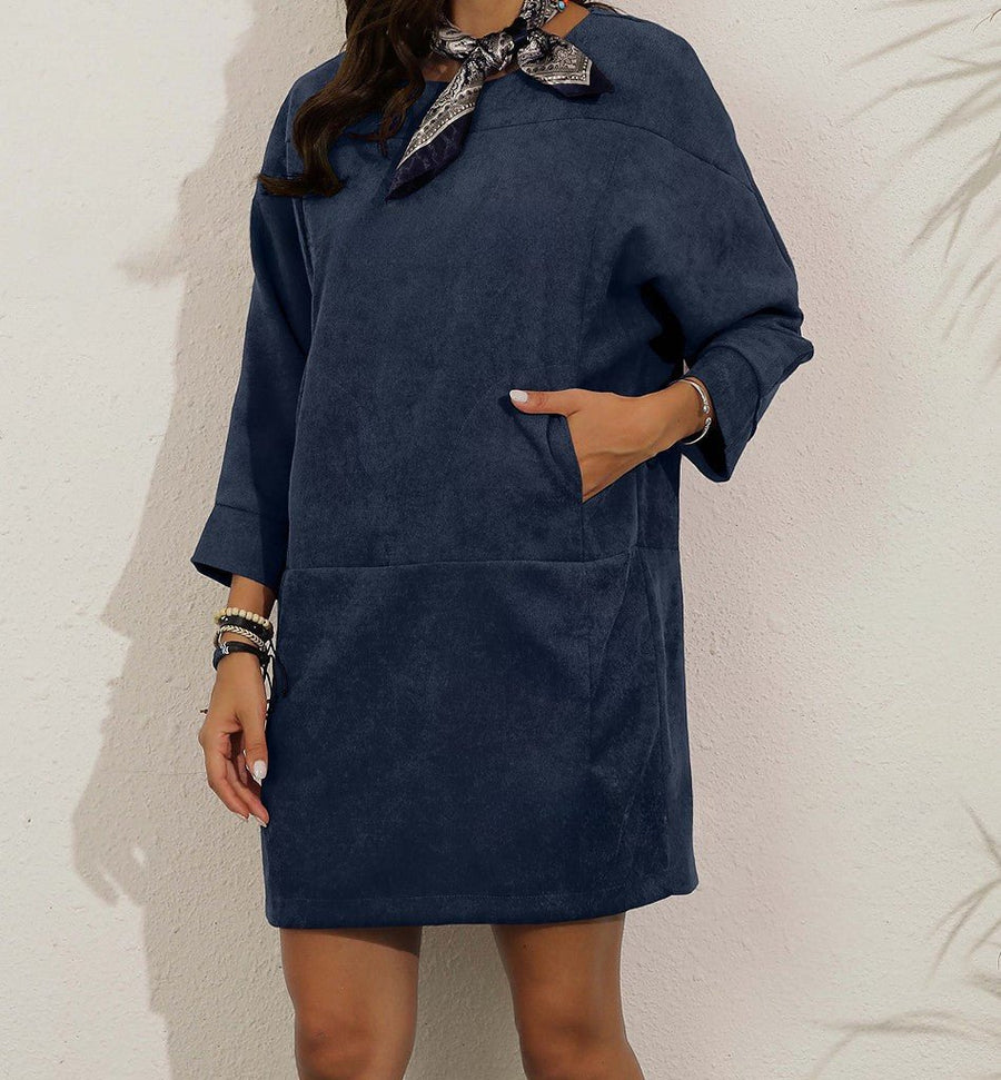 Damenkleid Lockerer Schnitt