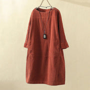 Damenkleid Lockerer Schnitt