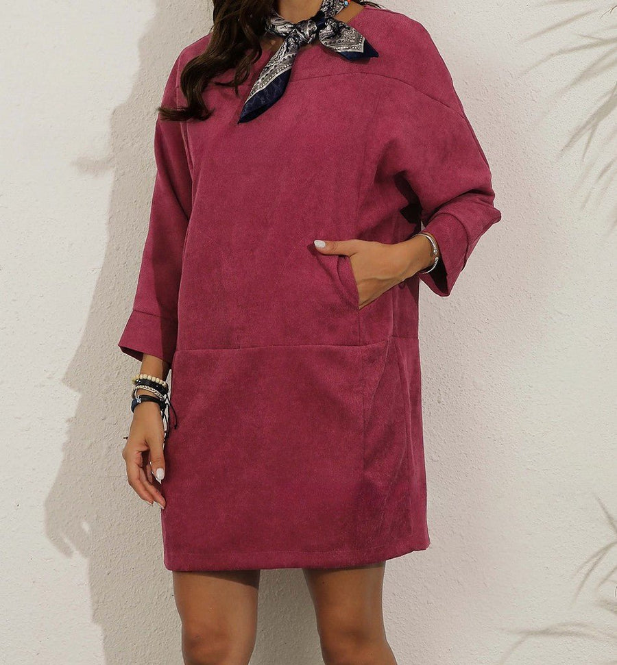 Damenkleid Lockerer Schnitt