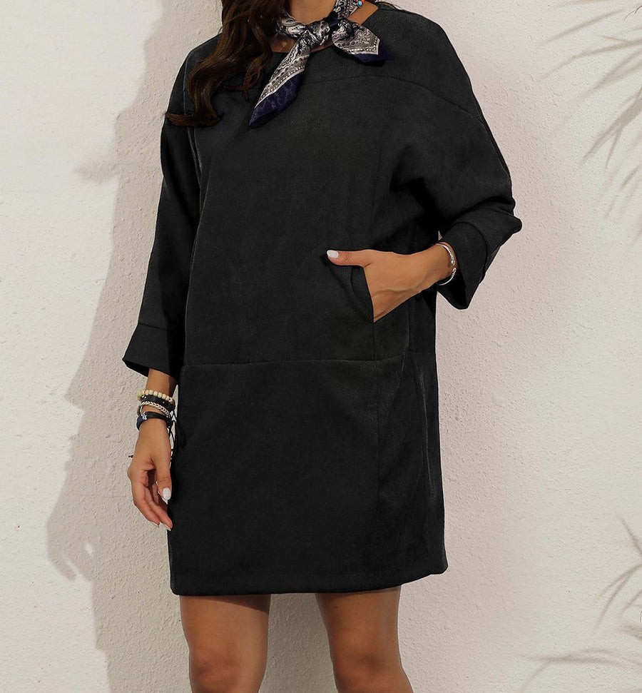 Damenkleid Lockerer Schnitt