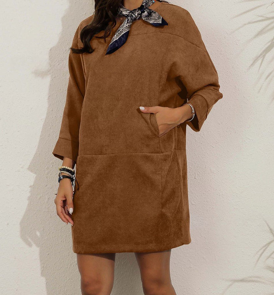 Damenkleid Lockerer Schnitt