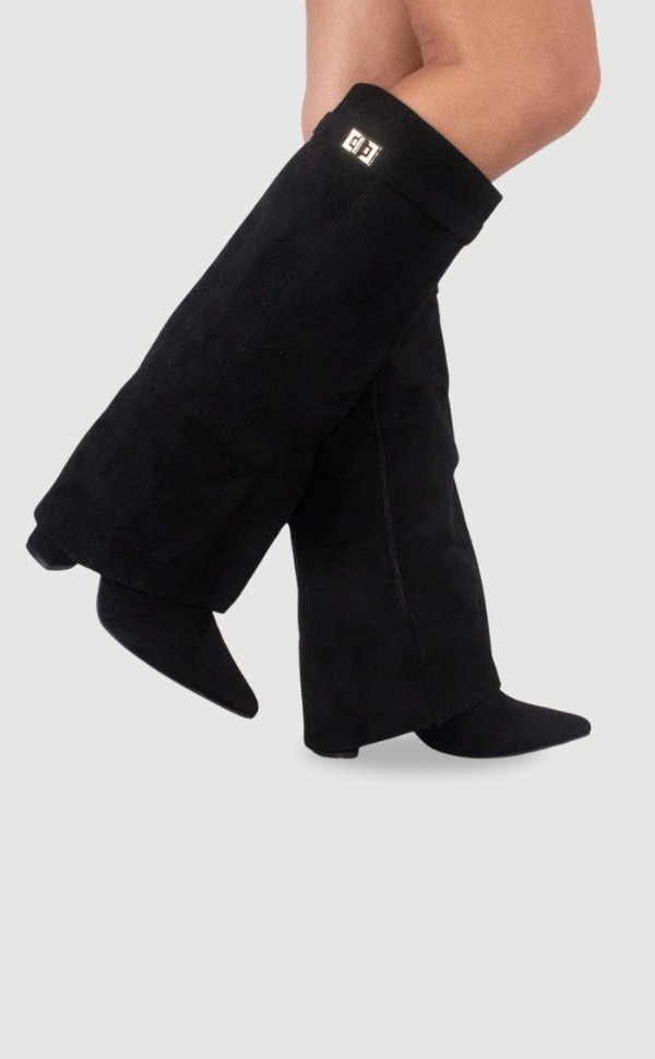 Marie | Damenstiefel Wildleder Kniehoch Elegante Stiefel