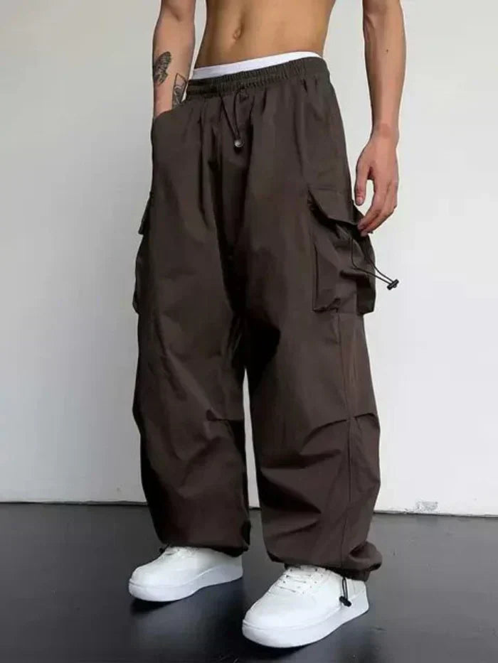 Michael | Herren Frühlings Weite Cargo Street Hose