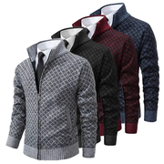 Peter | Gestrickter Pullover mit Jacquardmuster & Kaschmir-Gefühl