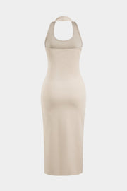 Amira | Träger-Bodycon-Midikleid mit passendem Kapuzenpullover