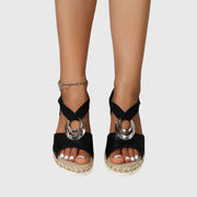Hanna | Damen Orthopädische Schnallenriemen Sandalen