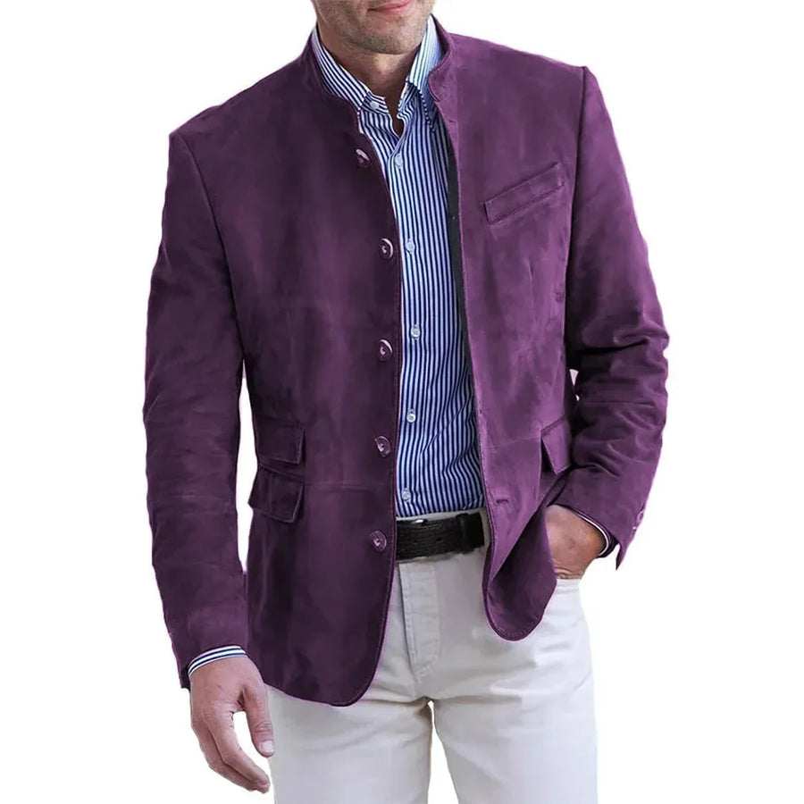 Herren Lässig blazer Mit Knopfdetail | Langarm