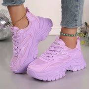 Damen-Turnschuhe mit dicker Sohle im urbanen Stil - Camila