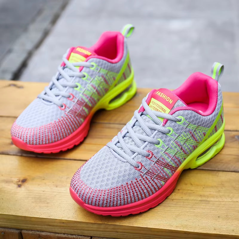 Atmungsaktive Mesh-Turnschuhe für Frauen mit Air-Sohle - Monica