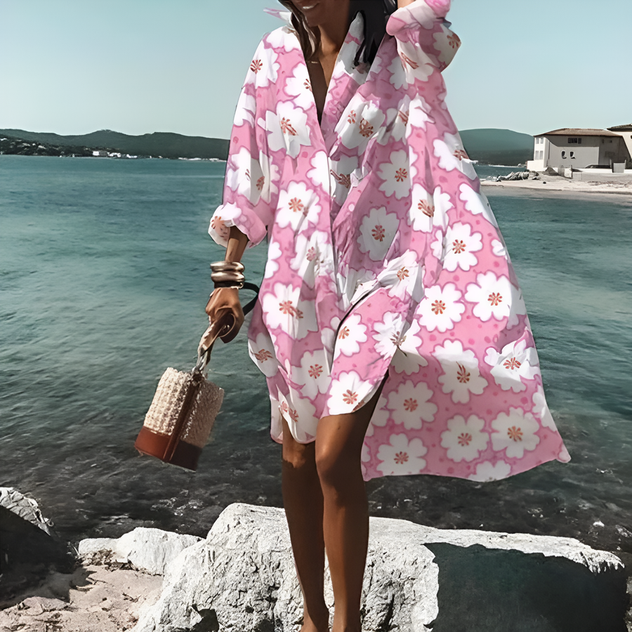 Zoe | Luftiges Sommer-Hemdblusenkleid