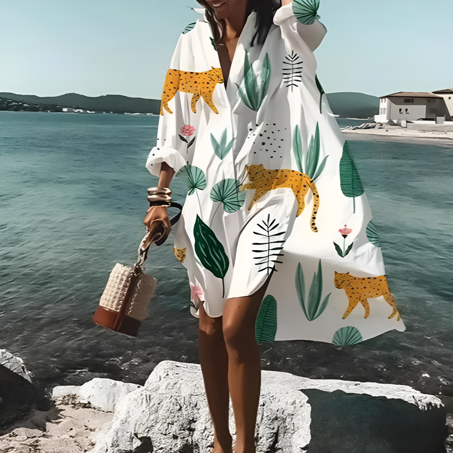 Zoe | Luftiges Sommer-Hemdblusenkleid