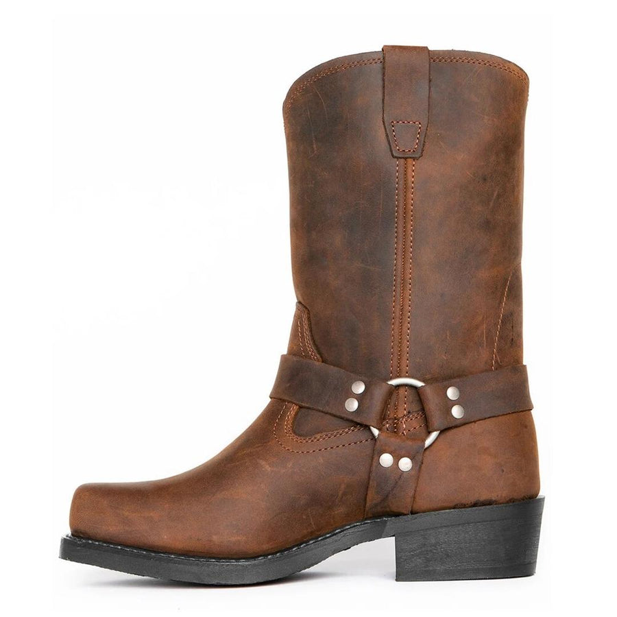 Herren Cowboystiefel | Mit Schnallengürtel