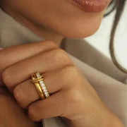 Doppelring Gold